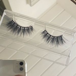 Black long fake eyelashes